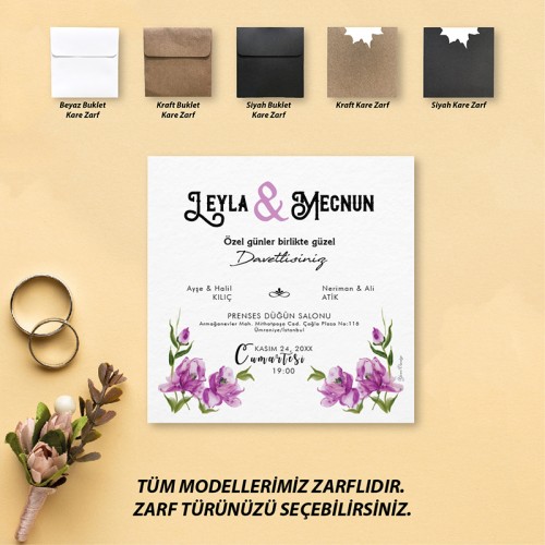 Beren Kare Davetiye 1782 - Yaren Davetiye